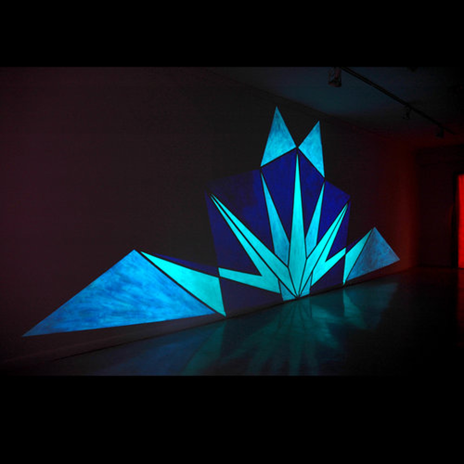 Future Glow — TM Sisters light-activated mural, Hollywood Arts and Culture Center, Hollywood, FL